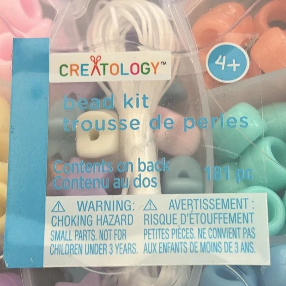 CREATOLOGY Kid’s Bead Kit with Tray, Bracelet Jewellery Making, Arts Crafts - Picture 8 of 14